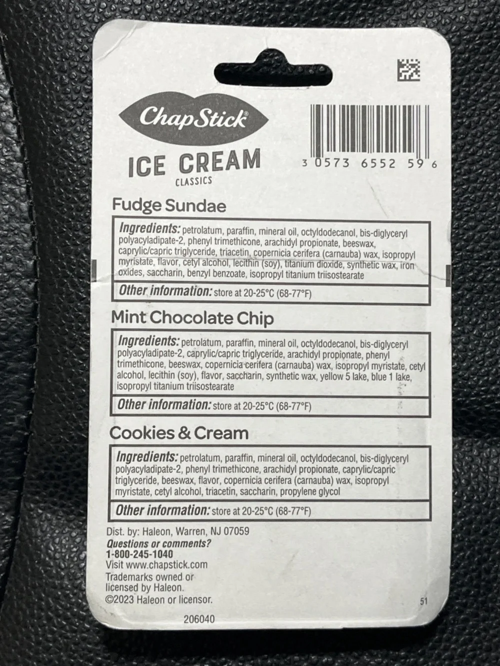 ChapStick ICE CREAM Collection (Set of 3)